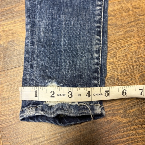 Buckle Black Fit no. 53 Ankle Skinny Jeans Women 25 Distressed Whiskered Stretch - Picture 5 of 9
